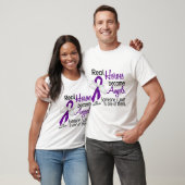 T-shirt Les héros deviennent mucoviscidose d'anges (Unisexe)