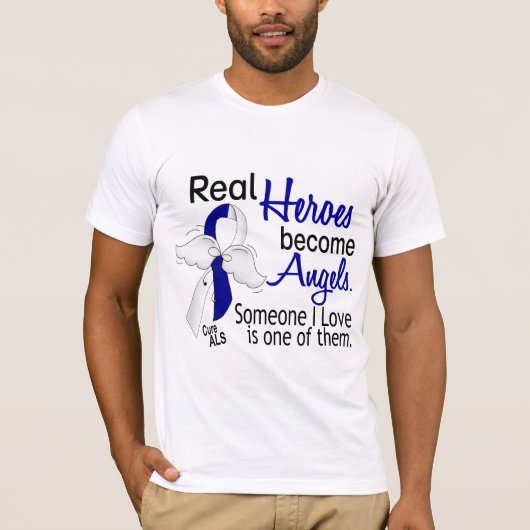 T-shirt Les héros deviennent SAL d'anges (Devant)