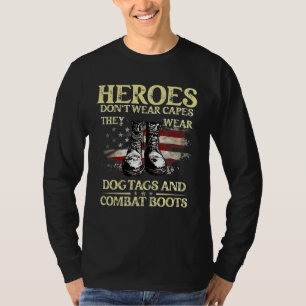 T-shirt Les héros ne portent pas de capes, ils portent des
