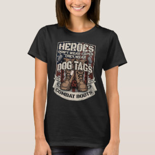 T-shirt Les héros ne portent pas de capes, ils portent des