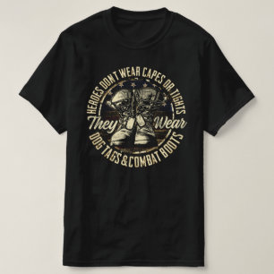 T-shirt les héros ne portent pas de capuchons ni de collan