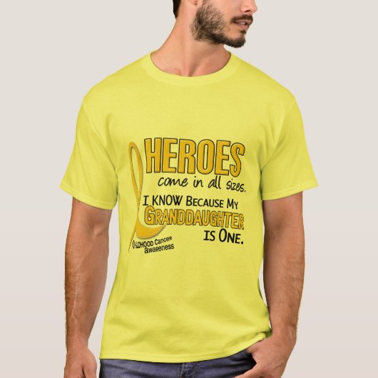 T-shirt Les héros tous de Cancer d'enfance classe 1 (Devant)