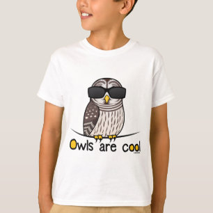 T-shirt Les hiboux sont cool !