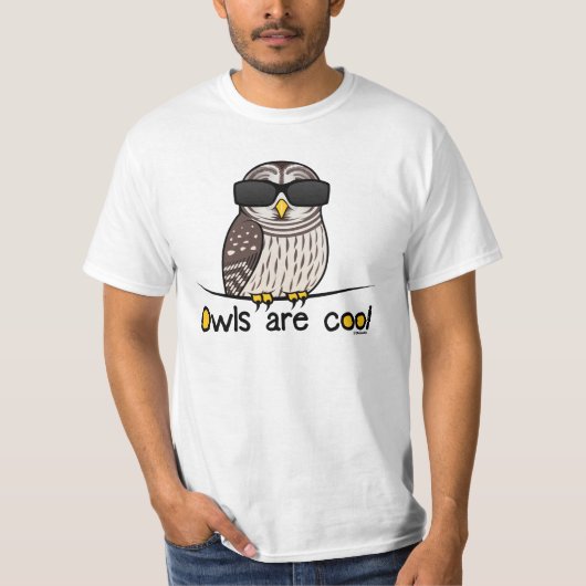 T-shirt Les hiboux sont frais ! (Devant)