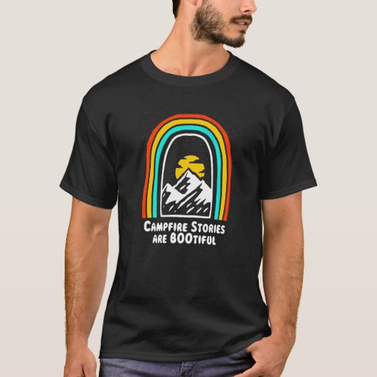 T-shirt Les histoires de feu de camp sont de la bonne effi (Devant)