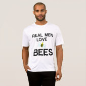T-SHIRT LES HOMMES AIMENT LES ABEILLES (Devant entier)
