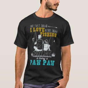 T-shirt Les hommes aiment plus que l'amour la pêche Papaye
