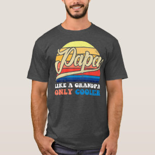 T-shirt Les hommes comme un grand-père seulement Glacière