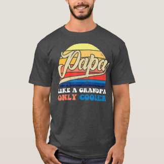 T-shirt Les hommes comme un grand-père seulement Glacière