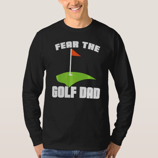 T-shirt Les Hommes Craignent Le Golf Papa Sport (Devant)