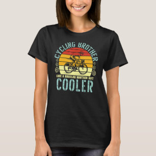 T-shirt Les Hommes Cycling Brother's Like A Regular Brothe