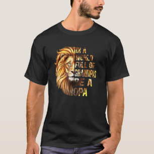 T-shirt Les Hommes Dans Un Monde Plein De Grandpas Soyez U