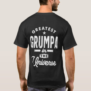 T-shirt Les Hommes Grumpa Les Plus Grands Dans L'Univers G