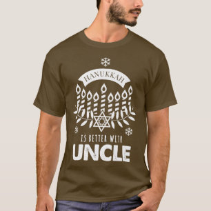 T-shirt Les hommes Hanoukka sont meilleurs avec la famille
