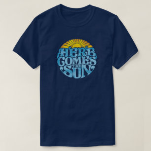T-shirt Les hommes ici viennent le soleil   Rétro   VINTAG