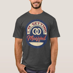 T-shirt Les hommes je me marie drôle marié enterrement de
