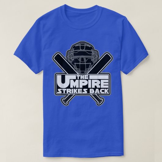 T-shirt Les Hommes Le Juge-Arbitre Revient Au Baseball Drô (Design devant)