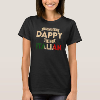 T-shirt Les Hommes Les Meilleurs Dappy Sont Italien Drapea