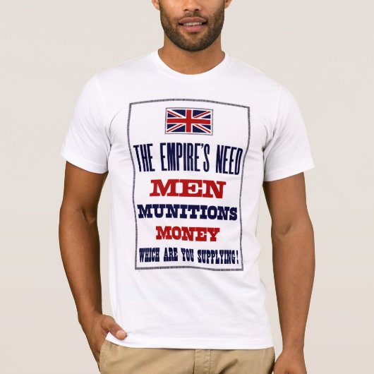 T-shirt Les hommes, les munitions et l'argent de ~ du (Devant)