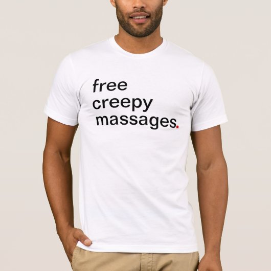 T-shirt Les hommes libèrent des massages déplaisants (Devant)