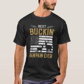 T-shirt Les Hommes Meilleur Buckin Pawpaw Jamais Drôle Cad (Devant)