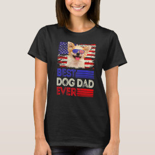 T-shirt Les hommes meilleur Chihuahua papa jamais le drape