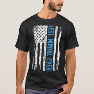 T-shirt Les Hommes Meilleur Nonno Jamais Us Drapeau Améric