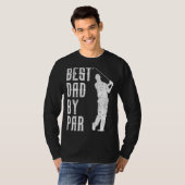T-shirt Les Hommes Meilleur Papa Par Par Golf Funny Fête d (Devant entier)