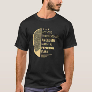 T-shirt Les Hommes Ne Sous-Estiment Jamais L'Ancien Type D