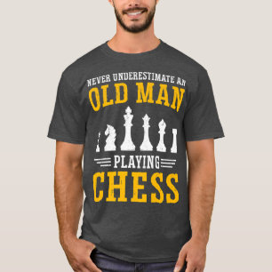 T-shirt Les Hommes Ne Sous-Estiment Jamais Les Jeux D'Un V