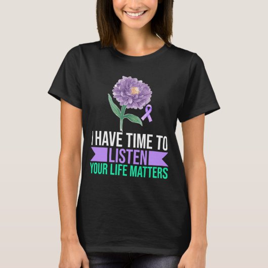 T-shirt Les hommes ont le temps d'écouter La performance d (Devant)