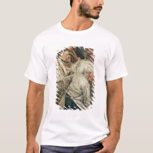 T-shirt Les hommes, panneau gauche de l'âge du travailleu