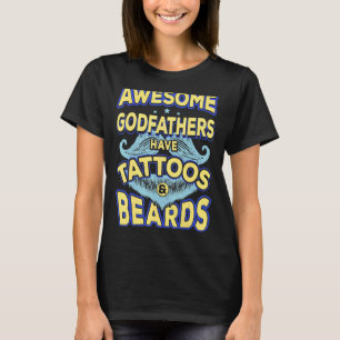 T-shirt Les Hommes Papa Les Parents Étonnants Ont Des Tato