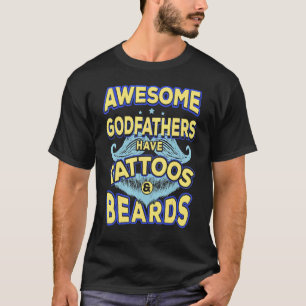 T-shirt Les Hommes Papa Les Parents Étonnants Ont Des Tato