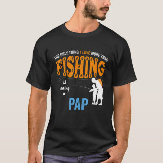 T-shirt Les hommes plus que l'amour Pap de pêche spécial G