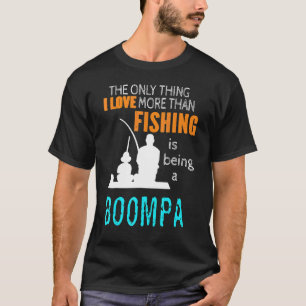 T-shirt Les hommes plus que l'amour pêche Boompa spécial g
