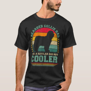 T-shirt Les Hommes Porté Collie Papa Comme Un Père Régulie