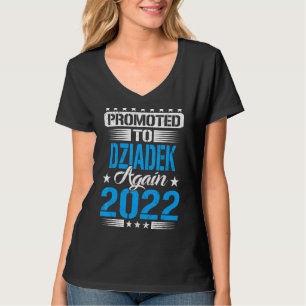 T-shirt Les Hommes Promus À Dziadek Grand-Père De Nouveau