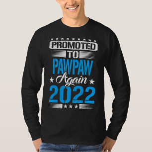 T-shirt Les Hommes Promus À Pawpaw Grand-Père De Nouveau R