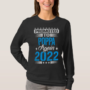 T-shirt Les Hommes Promus À Poppa Grand-Père À Nouveau 202