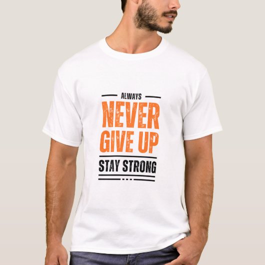 T-shirt Les hommes restent forts (Devant)