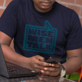 T-shirt "Les hommes sages parlent" hommes citent un t-shir