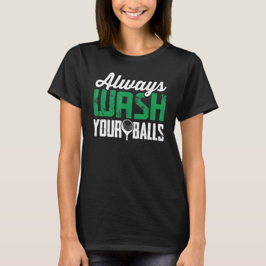 T-shirt Les Hommes Se Laver Toujours Les Boules Les Amateu (Devant)