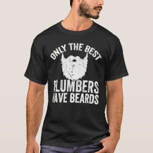 T-shirt Les Hommes Seuls Les Meilleurs Plumbers Ont Des Or