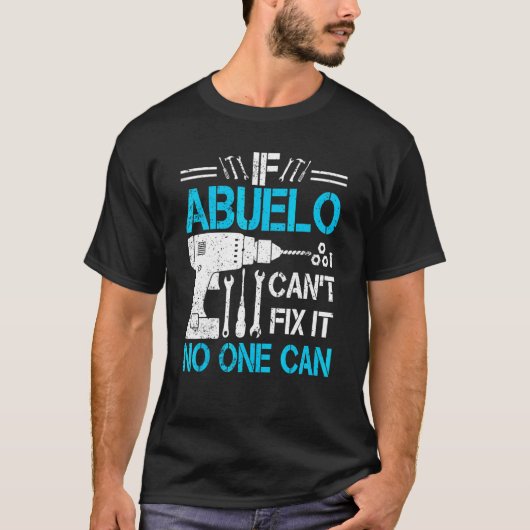 T-shirt Les hommes si Abuelo ne peut pas le réparer Person (Devant)