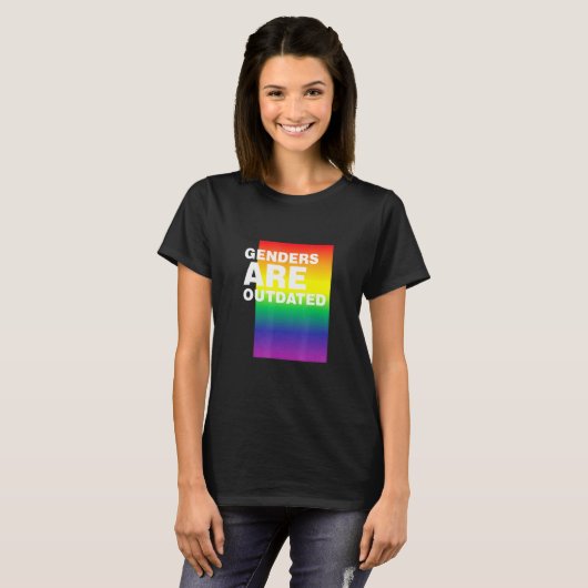 T-shirt Les Hommes Sont Désuets Lgbtq Pride Mois Prith Pri (Devant entier)