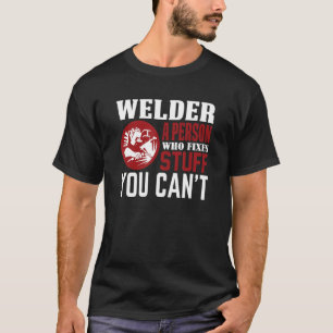 T-shirt Les hommes souder une personne qui répare des truc
