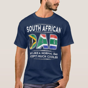 T-shirt Les hommes sud-africains papa est beaucoup Glacièr