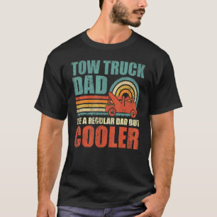 T-shirt Les Hommes Tow Truck Papa Comme Un Père Régulier M