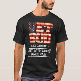 T-shirt Les Hommes Vet Bod Comme Papa Bod, Mais Avec Plus